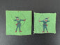 WW2 British Army North Midland Military District Formation Signs (Pair)