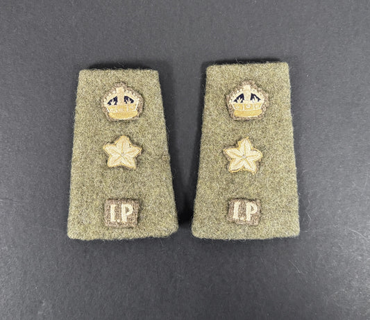 Colonial British India Imperial Police Officer's Shoulder Rank Badges