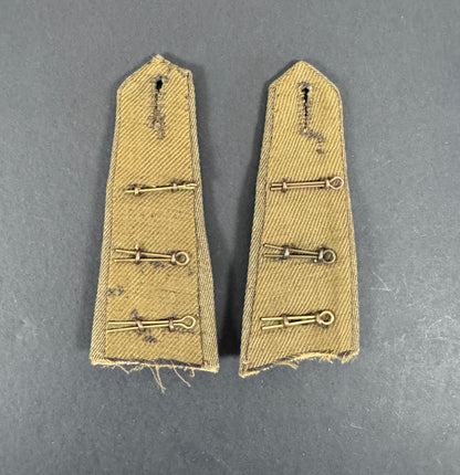 WW2 British Army Colonel's Uniform Shoulder Straps Rank Badges