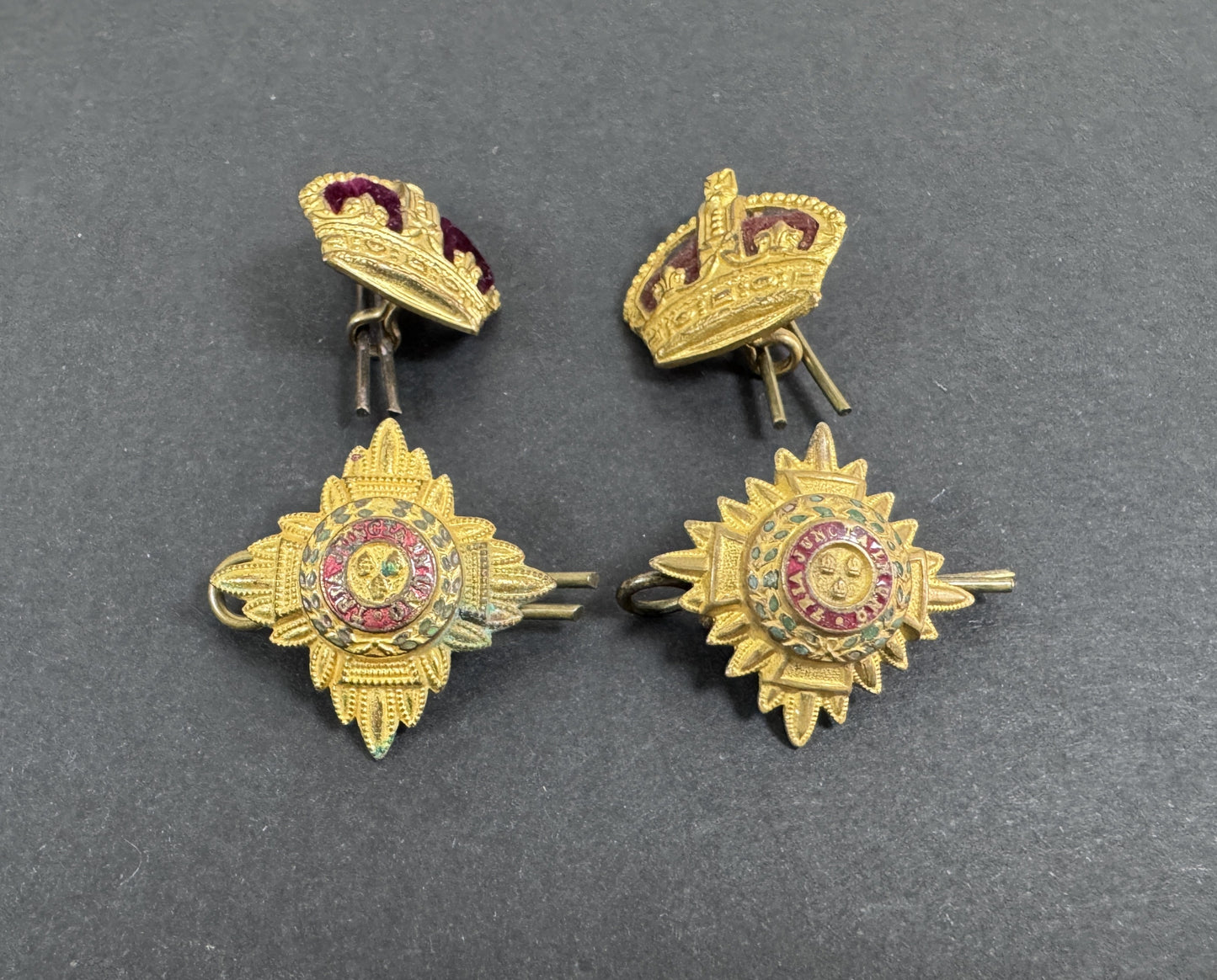 WW2 British Army Lieutenant Colonel Bath Star Rank Badges