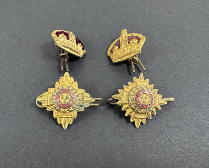 WW2 British Army Lieutenant Colonel Bath Star Rank Badges