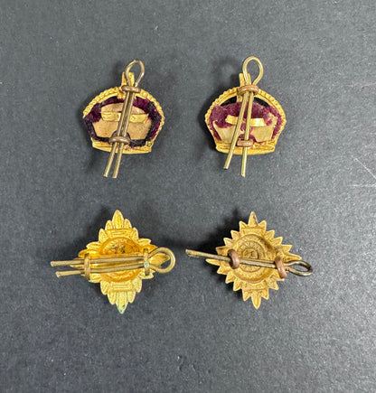 WW2 British Army Lieutenant Colonel Bath Star Rank Badges