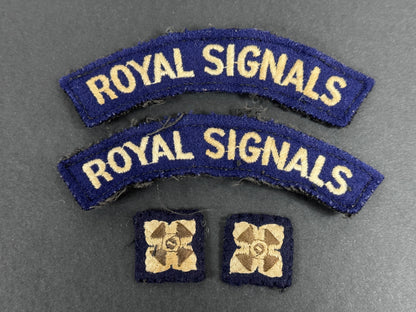 British Army Royal Signals Officer Insignia Badges