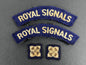 British Army Royal Signals Officer Insignia Badges
