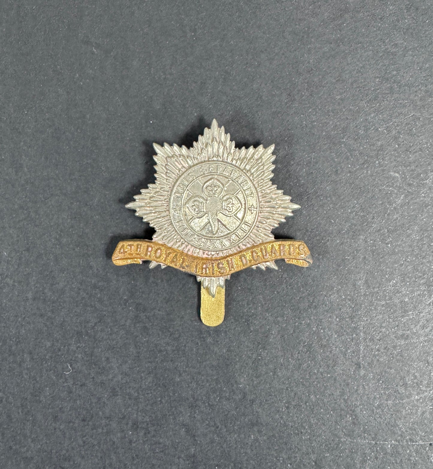 4th Royal Irish Dragoon Guards Cap Badge WW1 British Army