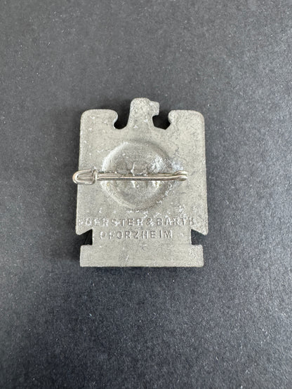 Third Reich 10 Jahre Gau-Mainfranken Anniversary Tinnie Badge