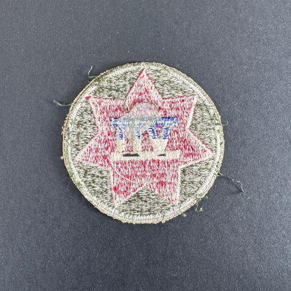 WW2 United States 7th Army Corps Formation Sign Arm Badge