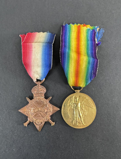Medaglie di guerra britanniche della prima guerra mondiale - Royal Field Artillery (RFA)