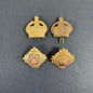 WW2 British Army Lieutenant Colonel Rank Badges Bath Stars