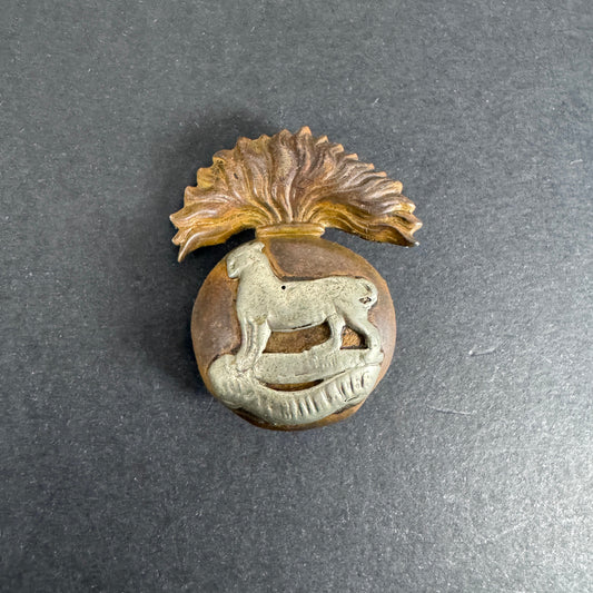 Edwardian British Army Royal Munster Fusiliers Cap Badge