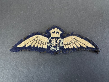 WW2 Royal Australian Air Force Pilot Wing Badge