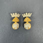 WW2 British Army Royal Irish Fusiliers Collar Badges (Pair)