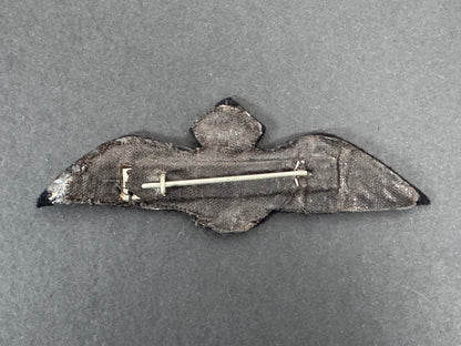WW2 British RAF Pilot Wing Pin Mount Breast Badge