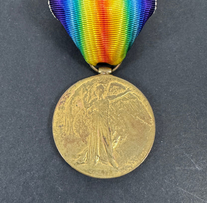 Medaglia della vittoria interalleata britannica della prima guerra mondiale - Reggimento fedele del North Lancashire