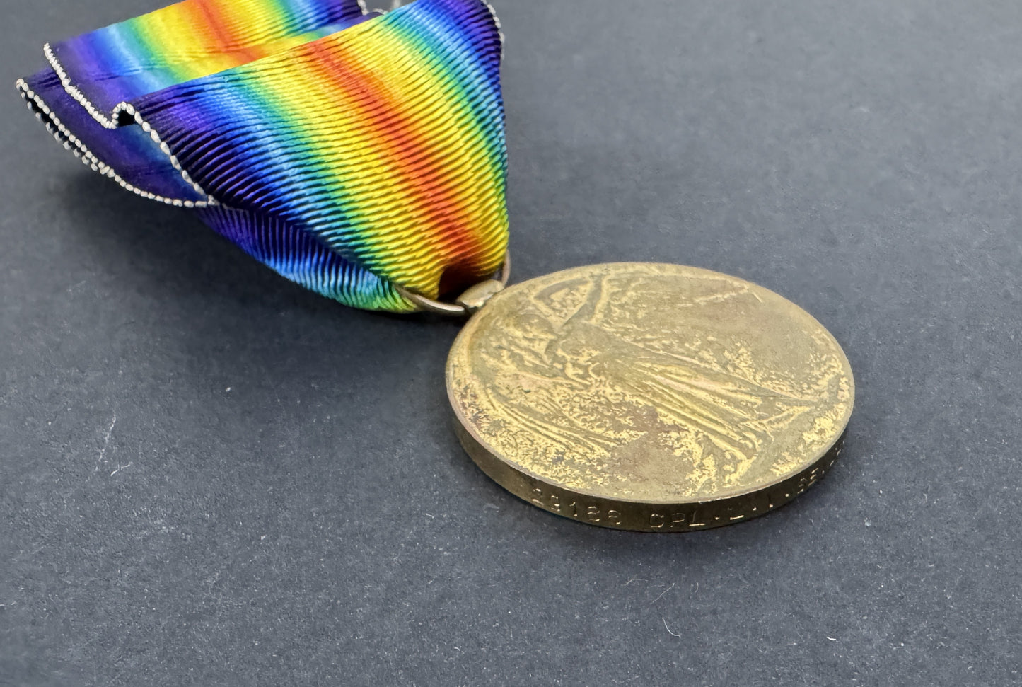 Medaglia della vittoria interalleata britannica della prima guerra mondiale - Reggimento fedele del North Lancashire