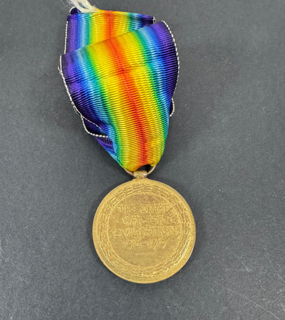 Medaglia della vittoria interalleata britannica della prima guerra mondiale - Reggimento fedele del North Lancashire