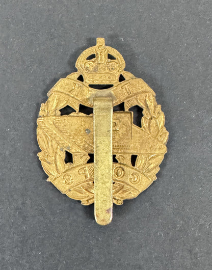 WW1 British Army Tank Corps Other Ranks Cap Badge