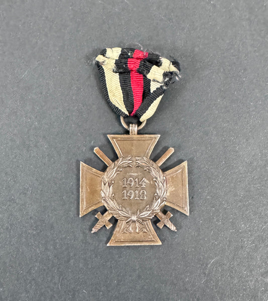 WW2 German Honour Cross of the World War 1914 - 1918 Medal Maker Mark 0.7