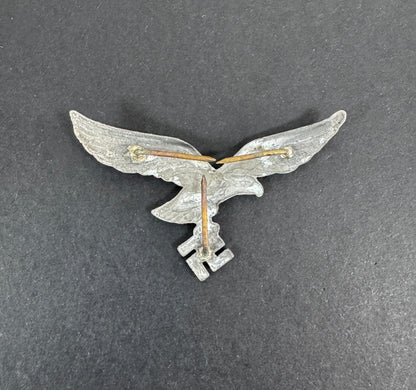 WW2 German Luftwaffe Afrika Korps Pith Helmet Eagle Badge