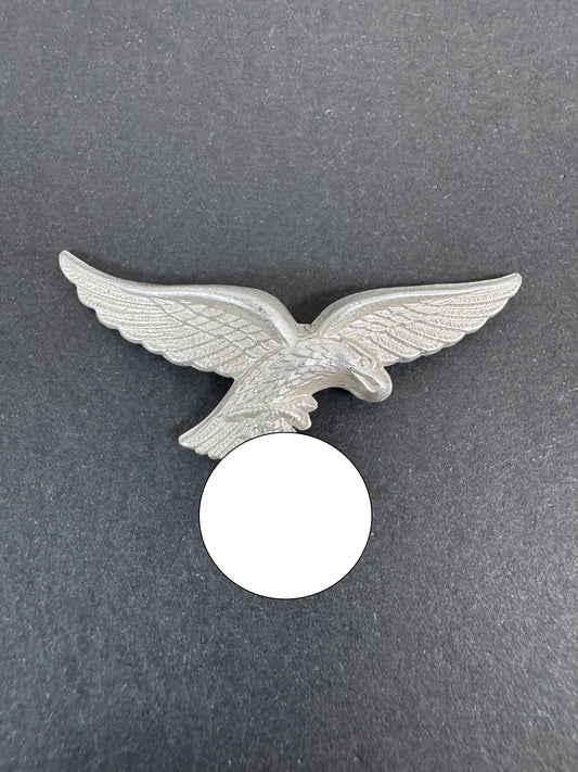 Early Luftwaffe Droop Tail Eagle Visor Cap Badge