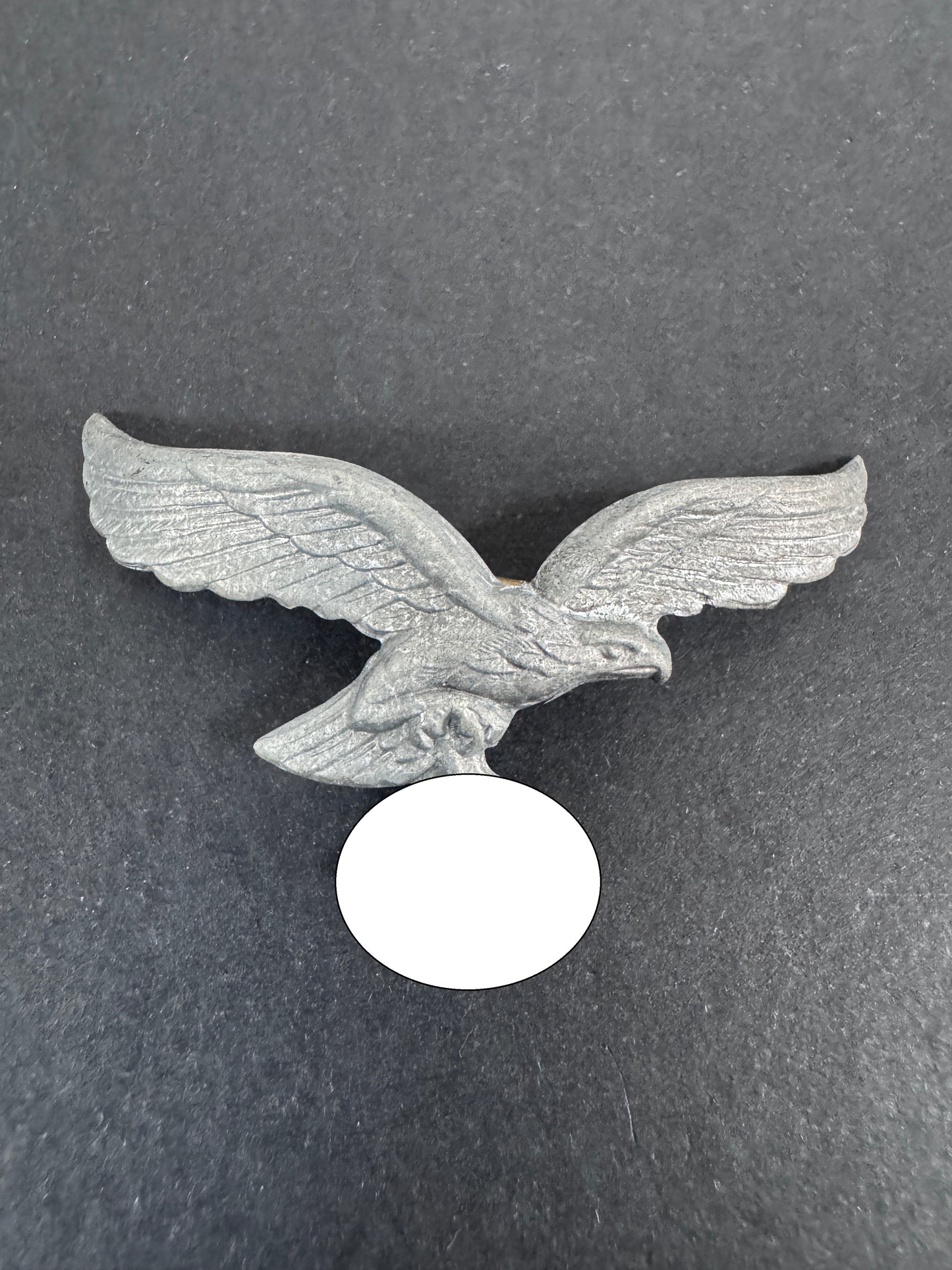 WW2 German Luftwaffe Eagle Metal Visor Cap Badge