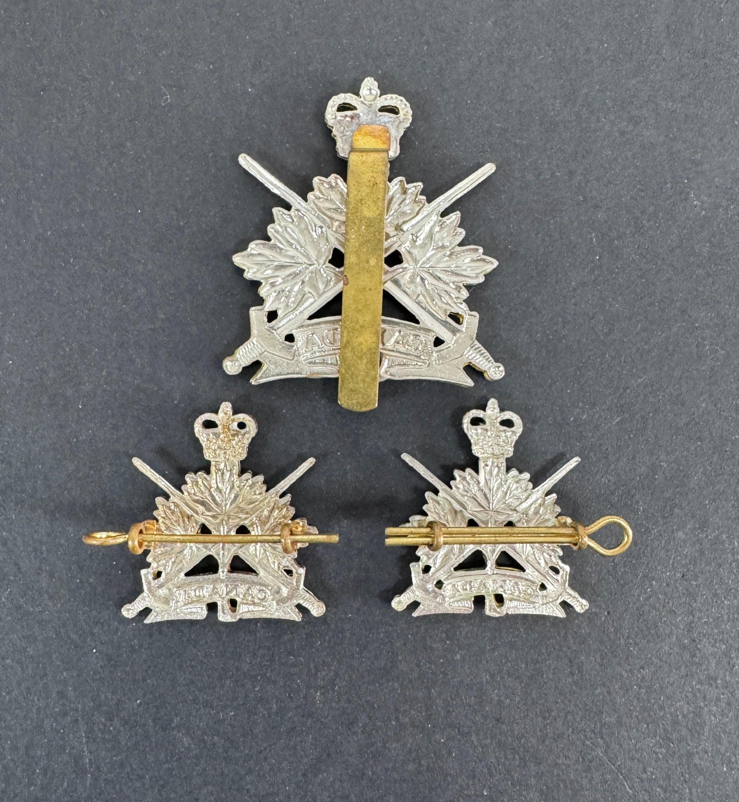Canadian Army General Service Corps Cap and Collar Badges
