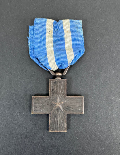 WW1 Italian War Merit Cross Medal Merito Di Guerra