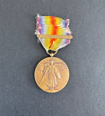 WW1 United States Inter Allied Victory Medal Meuse-Argonne Clasp