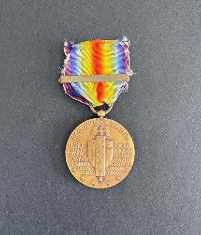 WW1 United States Inter Allied Victory Medal Meuse-Argonne Clasp