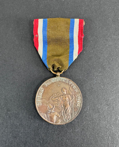United States Navy Cuban Pacification Medal 1908