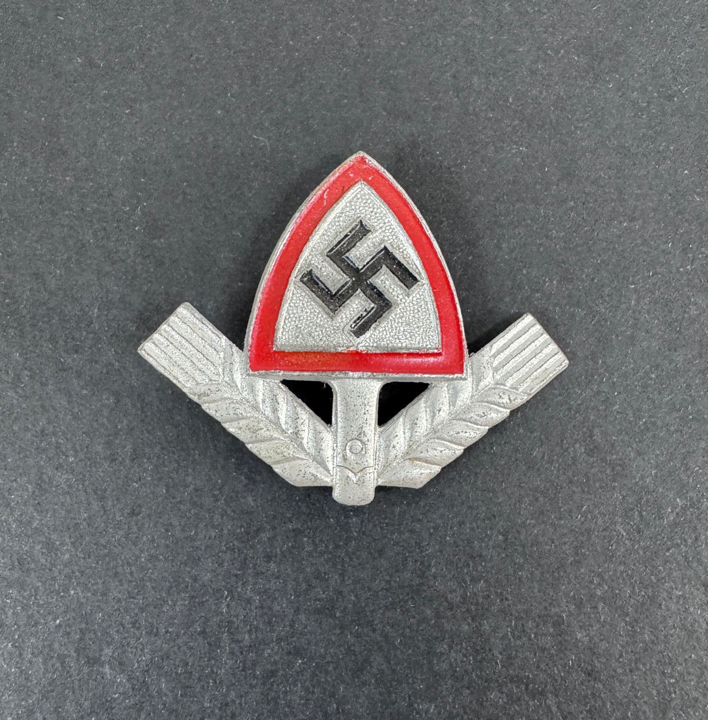 WW2 German RAD Cap Badge F&B 1939