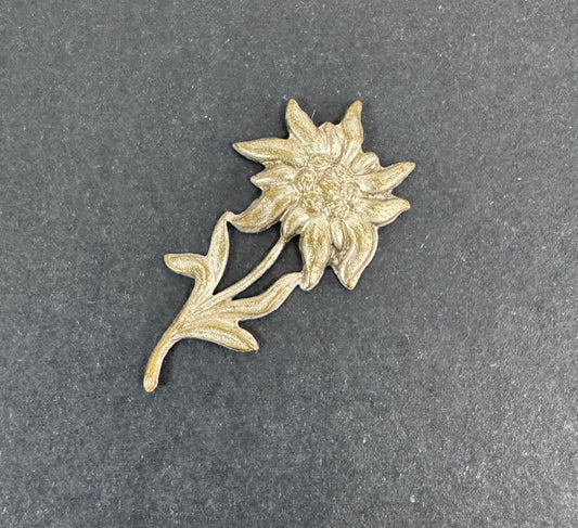WW2 German Edelweiss Collar Badge