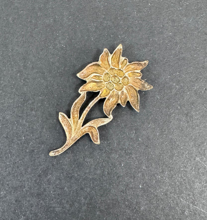 WW2 German Edelweiss Collar Badge