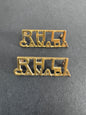 WW2 Royal Hamilton Light Infantry of Canada Shoulder Title Badges (Pair)