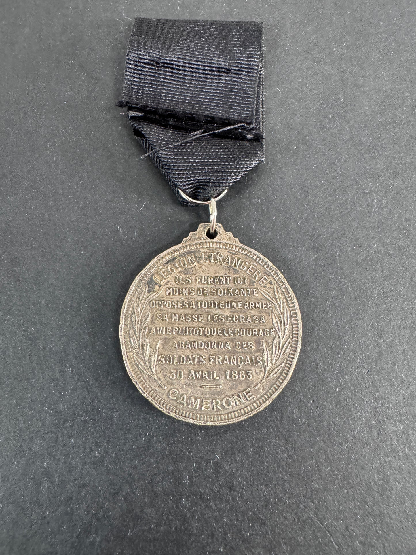 French Foreign Legion Etrangere Camerone 1863 Commemorative Medal