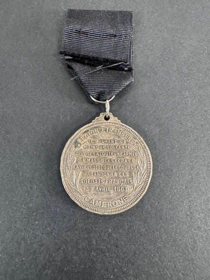French Foreign Legion Etrangere Camerone 1863 Commemorative Medal