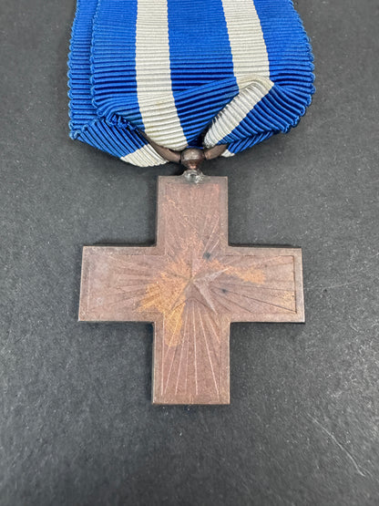 WW1 Italian Croce Merito Di Guerra - War Merit Cross Medal