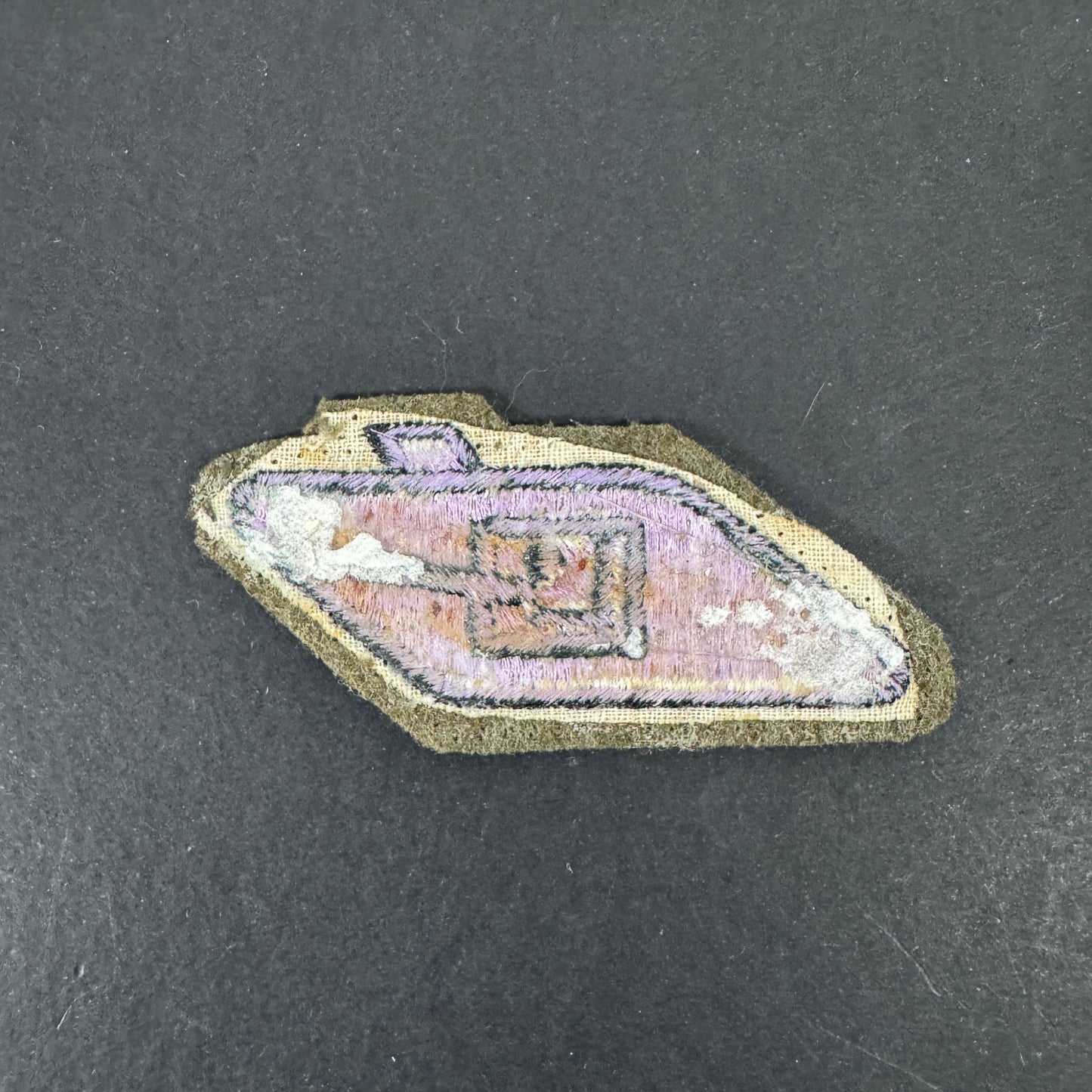 WW2 British Army Royal Tank Regiment (RTR) Arm Badge