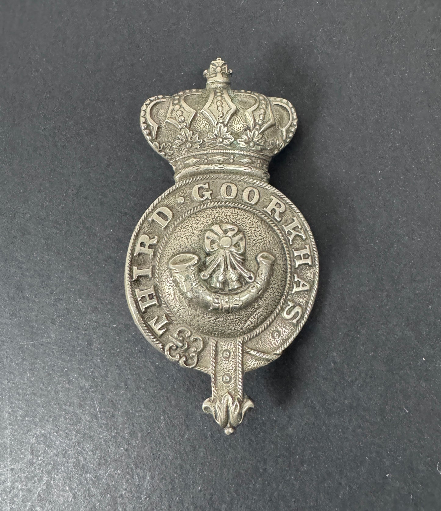 British India Army Third Goorkha Mounted Officer's Martingale Badge