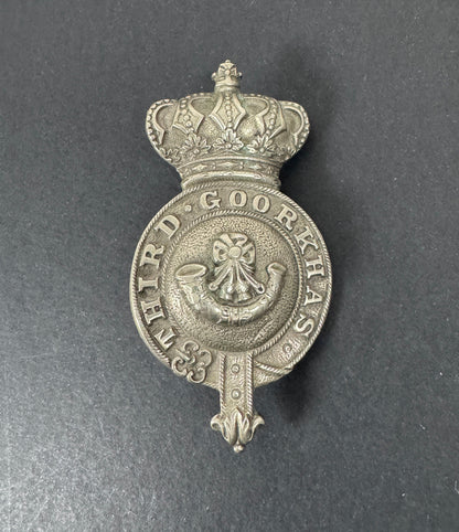 British India Army Third Goorkha Mounted Officer's Martingale Badge