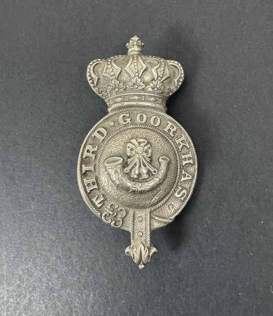 British India Army Third Goorkha Mounted Officer's Martingale Badge