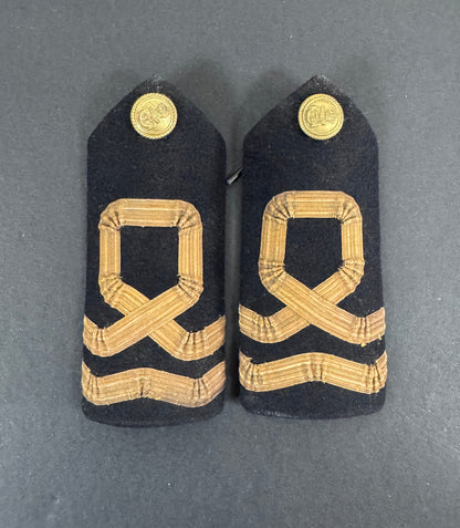 WW2 British Royal Navy Volunteer Reserve Officer Shoulder Boards Epaulettes