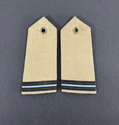 WW2 British Royal Air Force Officer Tropical Shoulder Boards Epaulettes