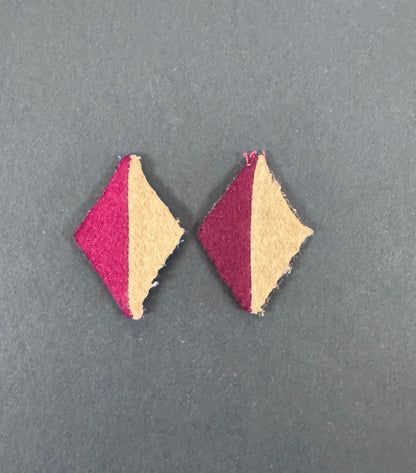 WW2 British Army Cheshire Regiment Shoulder Flash Formation Signs (Pair)