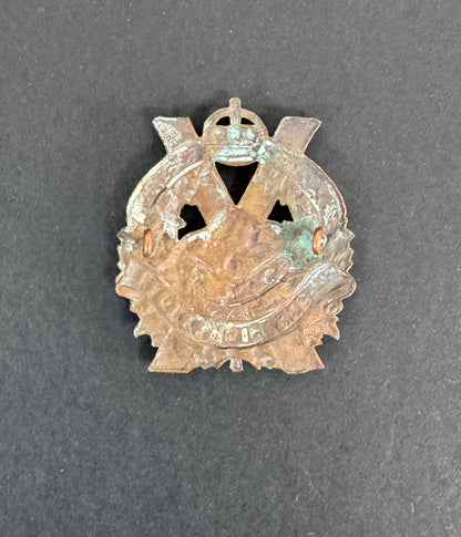 WW2 Canadian Army Calgary Highlanders Glengarry Cap Badge