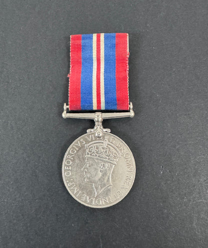 WW2 British The 1939 - 1945 War Medal (Mounted)