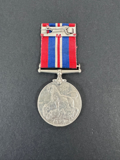 WW2 British The 1939 - 1945 War Medal (Mounted)
