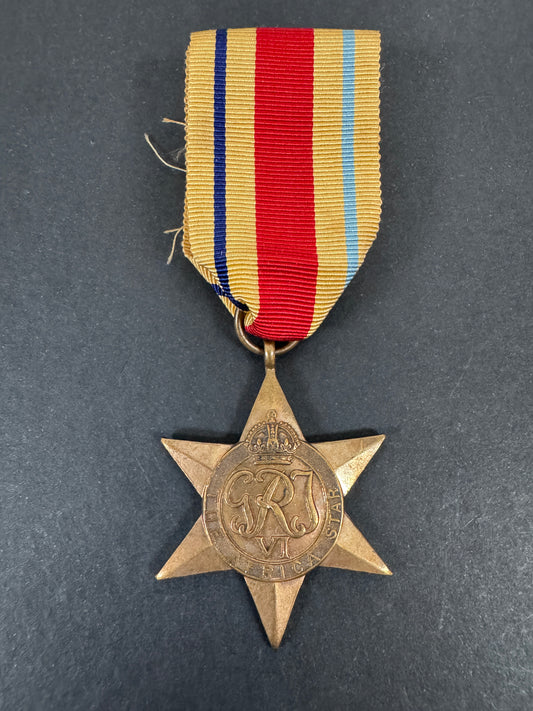 WW2 British The Africa Star Campaign Medal