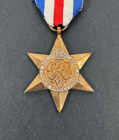 WW2 British The France & Germany Star Campaign Medal