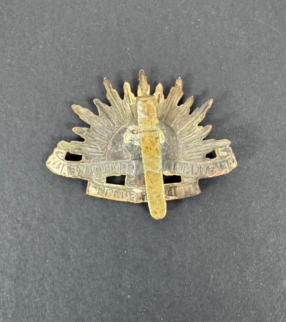 WW1 Australian Commonwealth Military Forces Light Horse Slouch Cap Badge